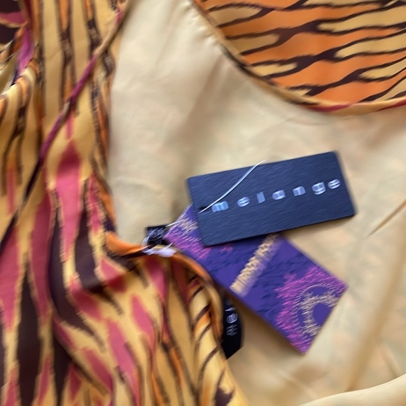 Yellow and chiffon sun Dress with round tassel detail, good dress for curves - Picture 8 of 8